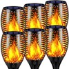 TomCare Solar Lights Outdoor Flickering Flame Solar Torch Lights Waterproof