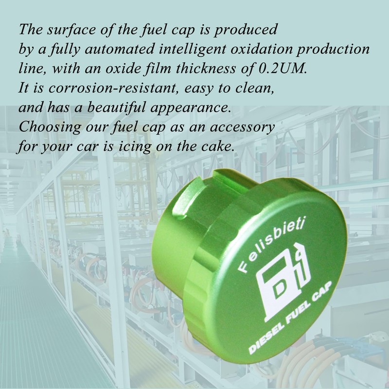 Felisbieti diesel fuel cap, Gas Cap - Aluminum Magnetic, only