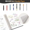 Forvencer Lined Spiral Journal Notebook with 300 Numbered Pages, A5