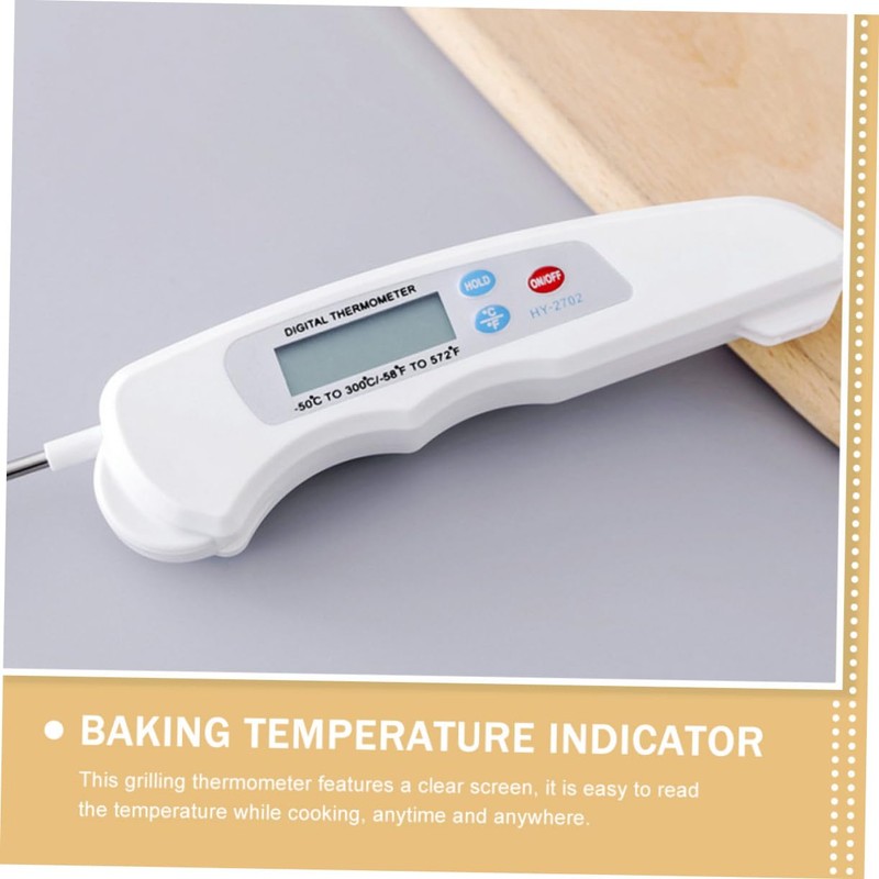 Ciieeo Folding Digital Meat Thermometer Waterproof Probe Accurate Kitchen Food