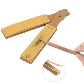 Sandpaper Sharpener,3-Pack Sketch Sandpaper Pencil Sharpeners 6.2x0.9 Pointer Art Drawing Tool Pastel Sticks Drawing Tool for Artist Sketch Beginner (12 Sheets/Pcs)
