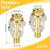 SoundZero Pack of 2 Mini Oiler, Compressed Air Oiler, 1/4