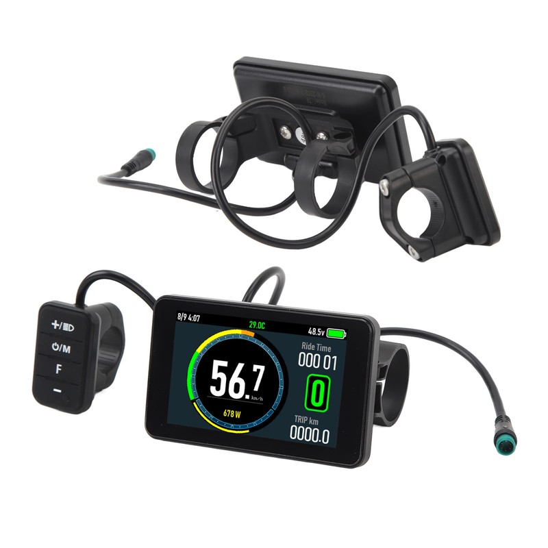 Electric Bicycle T8 LCD Display Colorful Screen 24V 36V 48V