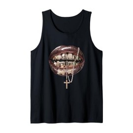 Women's Lips Print Graphic Y2K 2000s Vintage Summer Tops Tank Top