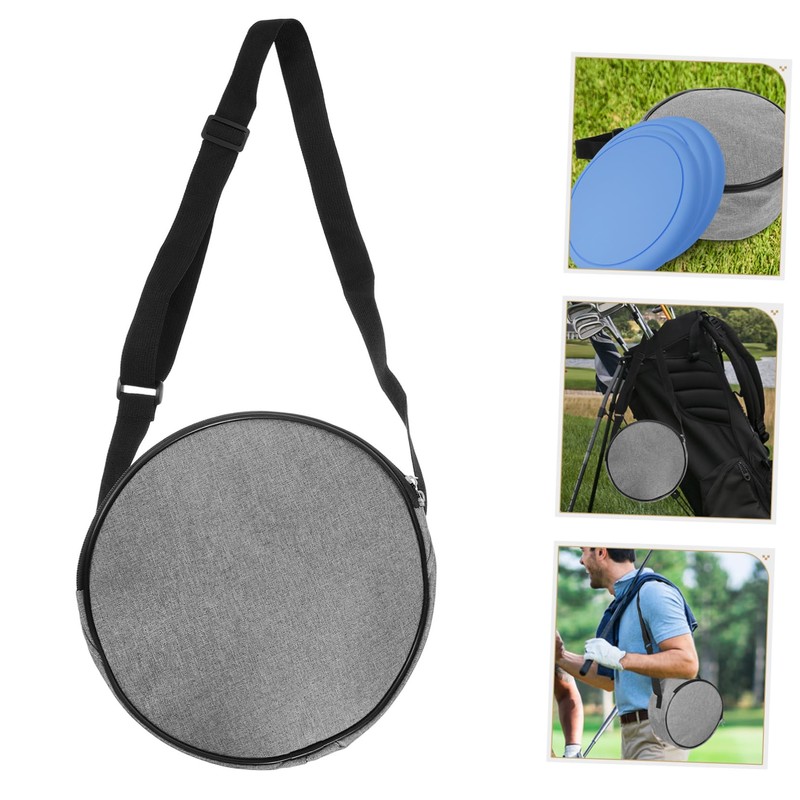 Kisangel Convenient Golf Disc Bag Lightweight Shoulder Bag for Easy