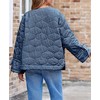 Tankaneo Womens Cropped Quilted Puffer Jackets Lightweight Plaid Button Down