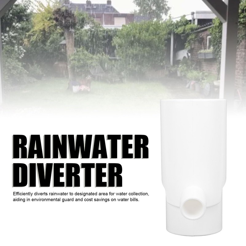 Rainwater Collection System to Fill Rain Barrels, Rain Diverter Downspout
