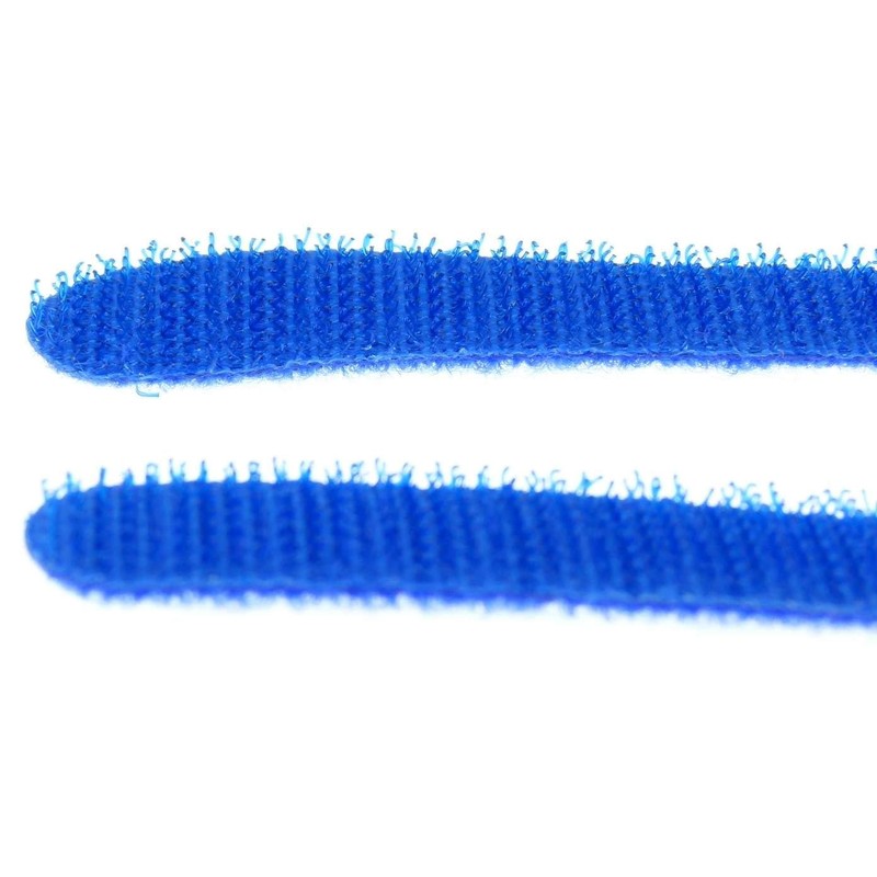 750 x Velcro Cable Ties 150 x 22 mm Blue