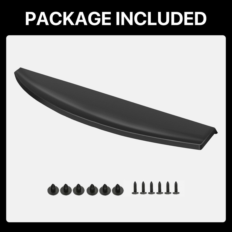 KARPAL Tailgate Spoiler Top Protector Cover Molding Cap Compatible with