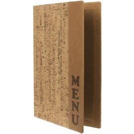 Securit Design Range A4 Menu Holder with 1 Insert Cork