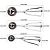 Cookie Scoop Set 3 PCS, with Trigger Large-Medium-Small Size for