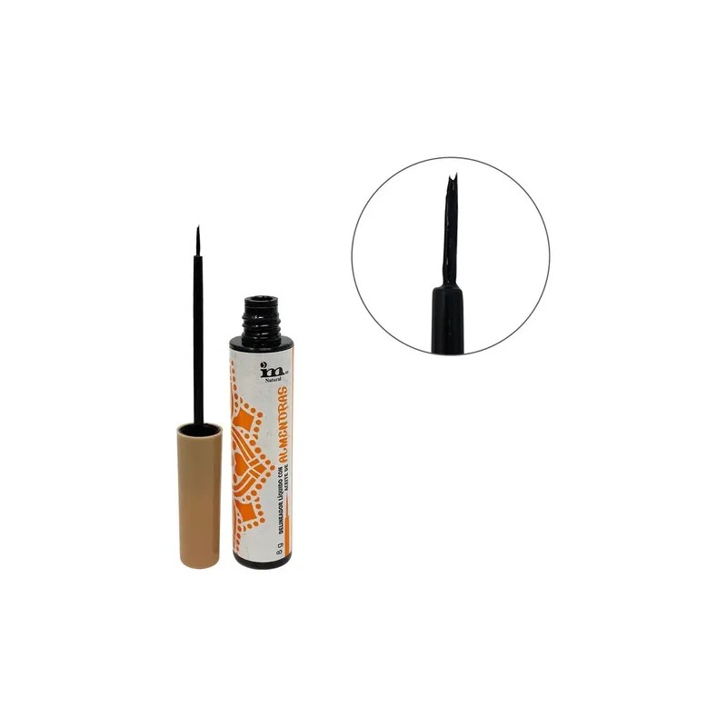 Almendras Delineador Liquido Para Ojos 8g Im Natural Negro