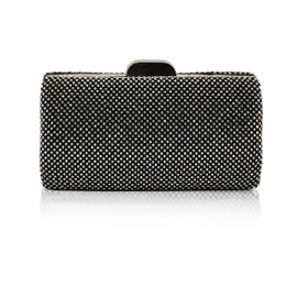 MICHELLE MOON - Elegant Women's Clutch Bag for Weddings, Parties and Events | Clutch Bag with Chain Shoulder Strap, Ideal as an Elegant Ladies Handbag with Glitter or Handbag for Special Occasions,