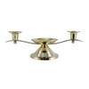 Gold Toned Unity Candle Holder for Wedding Ceremony, 12 Inch