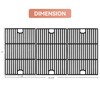 720-0896B Cast Iron Grill Grates for Homedepot Nexgrill 6 Burner