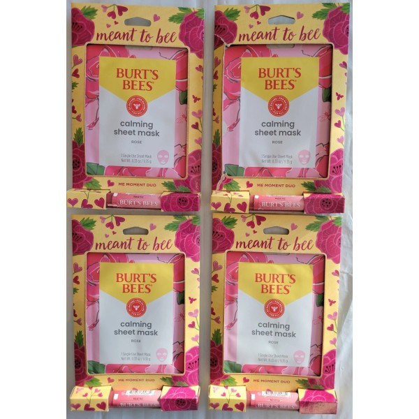 Burt's Bees 4x Burt’s Bees Meant To Bee Face Mask