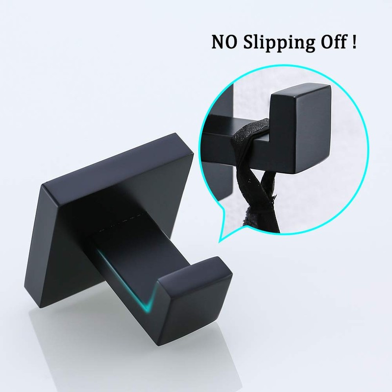 Turs Single Towel/Robe Hook Clothes Hook for Bathroom Kitchen Garage