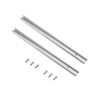 QWORK Aluminum T Track, 2 Pack 12 Inch Universal Double