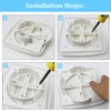 Amonk Adjustable Dryer Vent Cover Outside 4'' to 5'' to