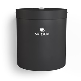 Wipex Black Wet Wipe Wall Dispenser: Durable Steel & Premium Silicone Port, Easy to Mount Wall Dispenser for Gym Wipes - Fits Sanitizing Refill Rolls, Perfect for Schools, Fitness, & Public Facilities