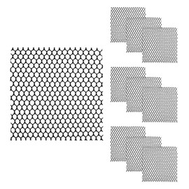 Cheese Drying Mat 10 Pcs - Plastic Cheese Making Mat - Cheese Ripening & Draining Mesh, Black, 7.87x7.87 Inches