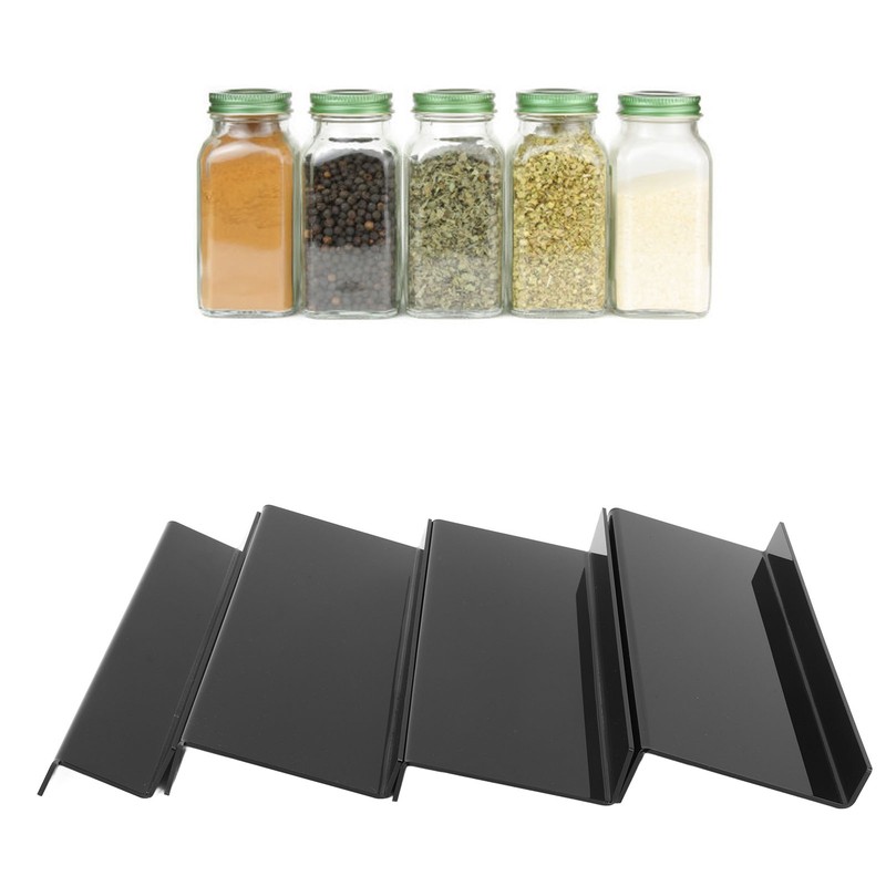 Spice Drawer Organizer 4 Tier Spice Drawer Insert Adjustable Large