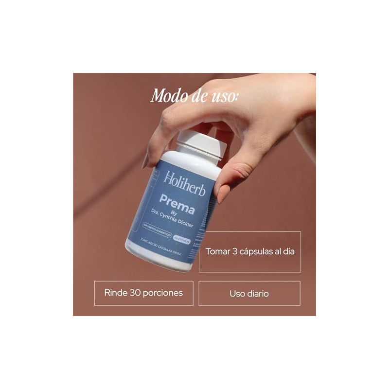 Holiherb Prema Dra Cynthia Dickter Multivitamínico Mujeres Que Incluye Vitaminas