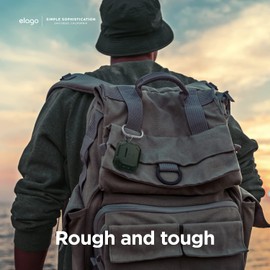 elago Solid Armor Case Compatible with AirPods 3 Case Cover - Shock Absorbing Design, Durable TPU Material, Supports Wireless Charging, Full Body Protection (Dark Green)