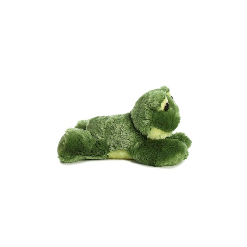 Aurora® Adorable Mini Flopsie™ Frolick Frog Stuffed Animal - Playful