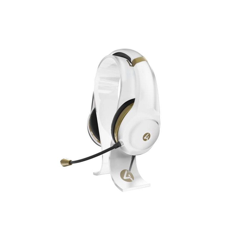 Audífonos Gamer 4Gamers XP Glass Edition BlancoDorado
