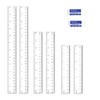 Plastic Ruler, 8-Piece Ruler Set Rulers Made of Straight Plastic,