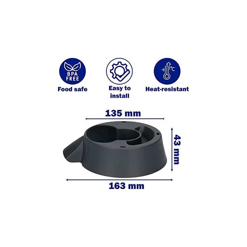 FLAVOR PLUS Cup Base/Blade Base Compatible with THERMOMIX TM31. Fixed