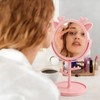 Super Ubelle 8 Pcs Deer Ear Vanity Mirror for Girls