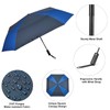 G4Free 54 Inch Large Golf Umbrella Automatic Square 3 Folding