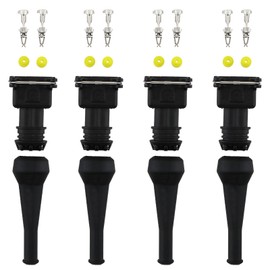 D2D Fuel Injector Plug EV1 Waterproof 2 Way Injector Wiring Plug Wiring Harness Kit Suitable for Car