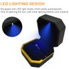 GBYAN Ring Box with LED Light Plastic Jewelry Display Gift
