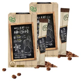 Hanmi First Bean Takeout Coffee Flavor 14p, 46.2g, 2 pieces / 한미양행 퍼스트빈 테이크아웃 커피맛 14p, 46.2g, 2개