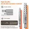 12 Pcs Screw Extractor and Left Hand Drill Bits Set,