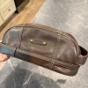 Fossil NWT Runway top zip men’s toiletries shave pouch bag