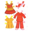 VINTAGE UNCUT 1972 MRS BEASLEY PAPER DOLL ORG SZ LASER