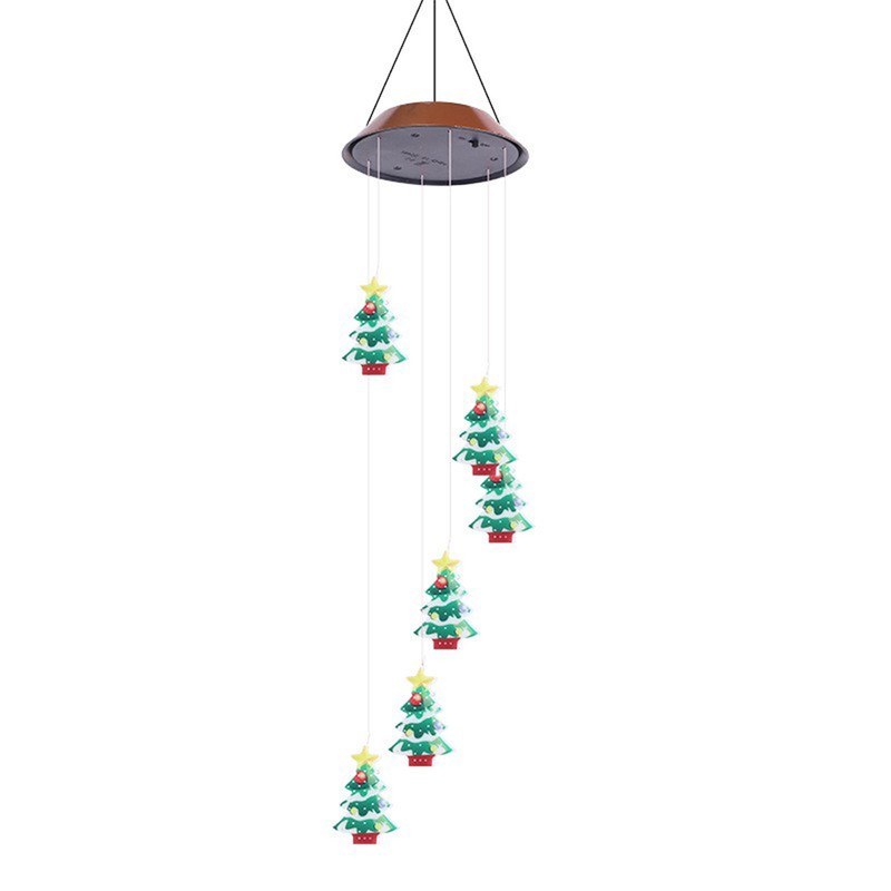 Yard Solar Wind Chime Light LED Solar Powered Wind Chimes
