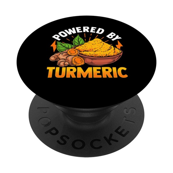 Powered By Turmeric Curcumin Plant Tea Spice Drink Curcuma PopSockets