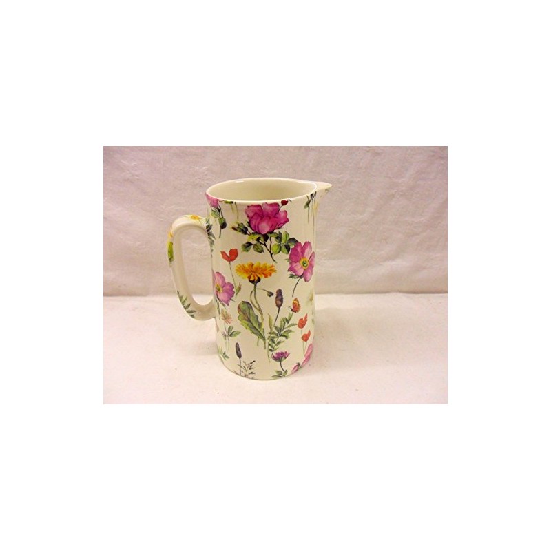 Meadow Flowers 2 Pint jug by Heron Cross Pottery.