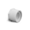 White PVC Reducer Bushing - 3/4" Spigot x 1/2" FNPT