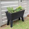 Step2 Tremont Raised Planter, Large Planters for Outdoor Plants, Gardening