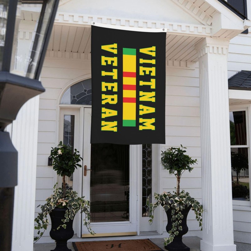 Vietnam Veteran Flag 3X5 Ft Double Sided Garden Flag Banner