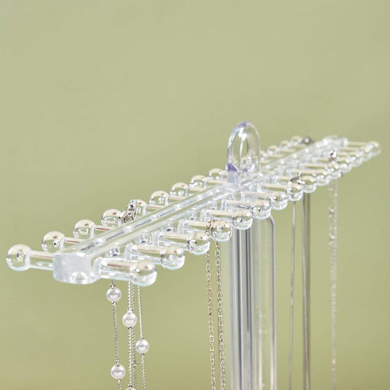 STORi 30 Peg Necklace Holder with Organizer Tray, Premium Quality