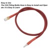 8mm CO2 Filling Bottle Hose 36inch Low Pressure Hose Strong