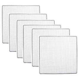 6 Pack Stainless Steel Tray UPGRADE 12" x 13" Compatible With Magic Mill Pro Compatible With BioChef Arizona Dehydrator Drying Replacement Bright Kitchen
