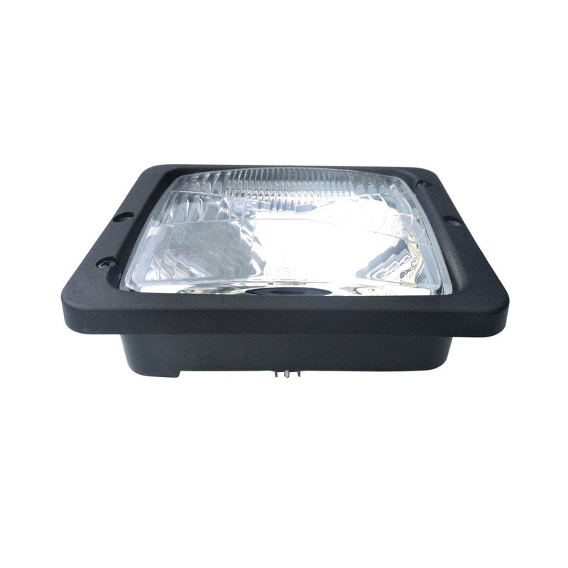Headlight 12 V 24 V E20 IP54 with High Beam,
